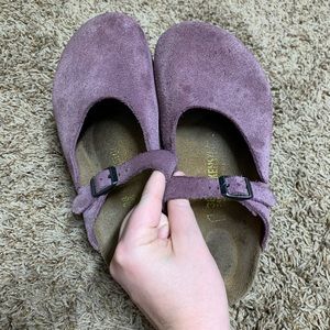 Birkenstock clogs suede 38